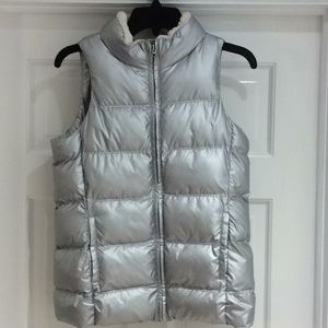 Cute Girl’s Silver Old Navy Vest - XL